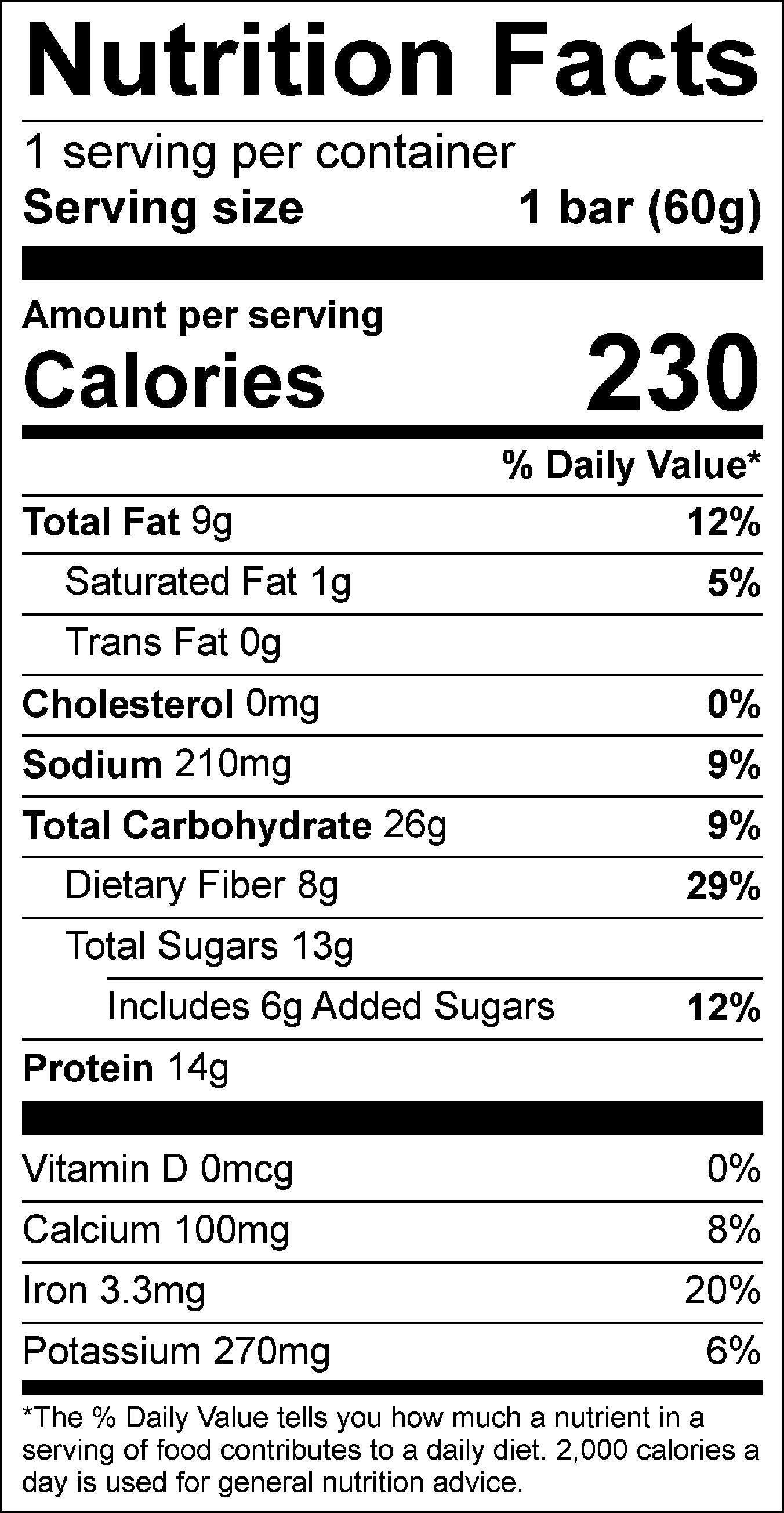 Glove Crafted Mocha Pre-Workout Protein Bar - Single Bar