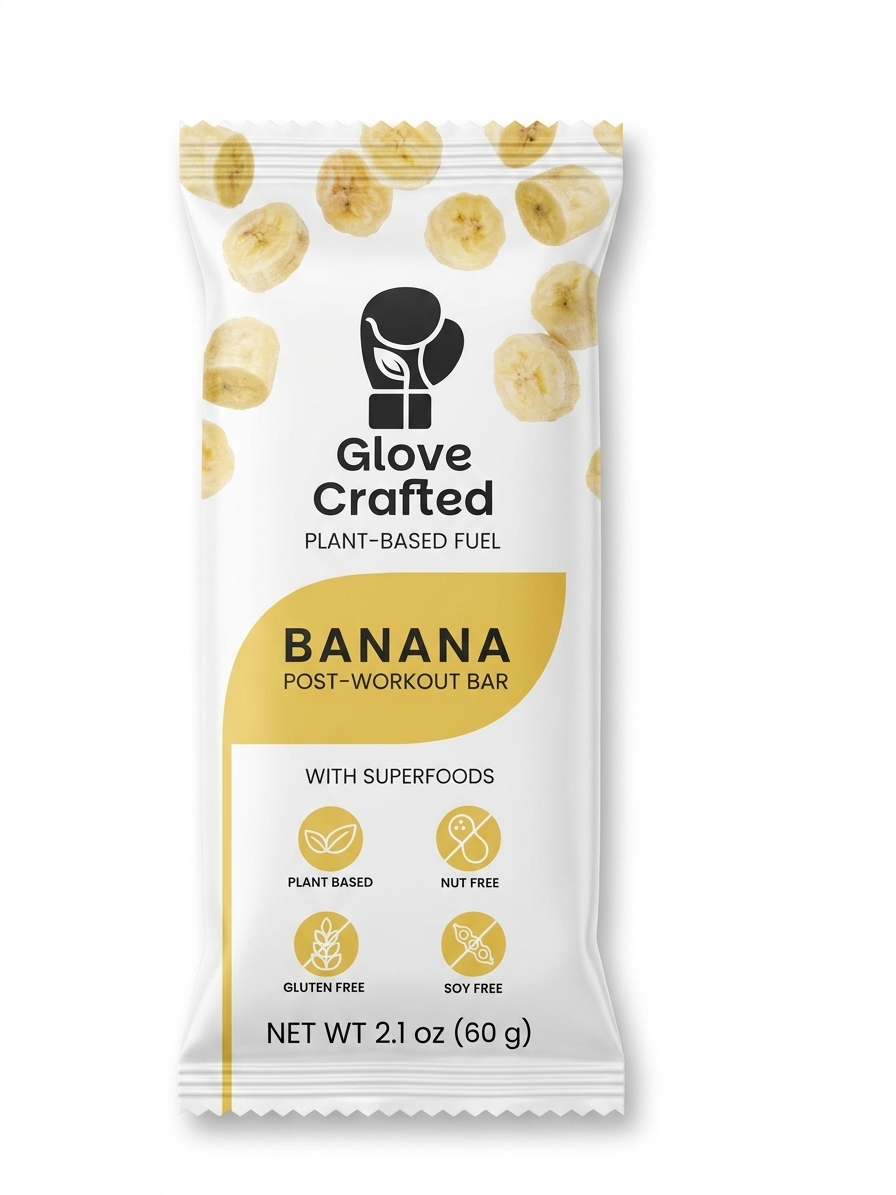 Glove Crafted Banana Post-Workout Protein Bar - Single Bar