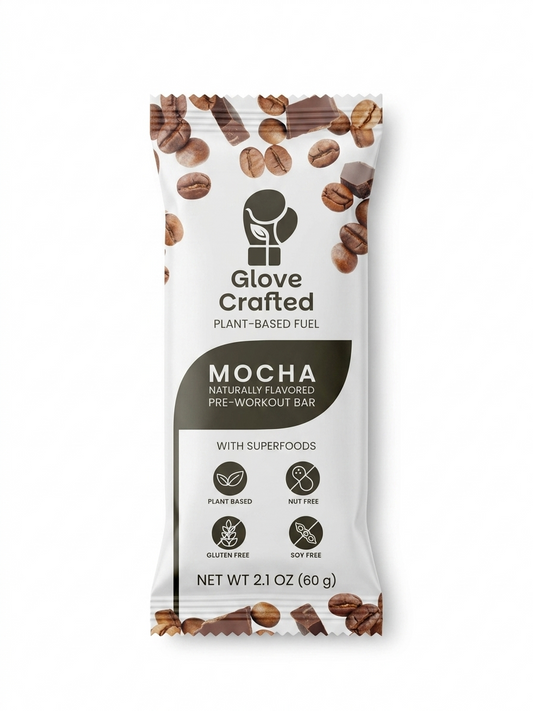 Glove Crafted Mocha Pre-Workout Protein Bar - Single Bar
