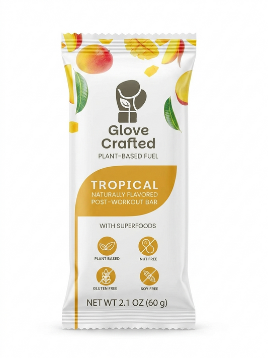 Glove Crafted Tropical Post-Workout Protein Bar - Single Bar